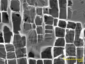 Inconel – fractured surface