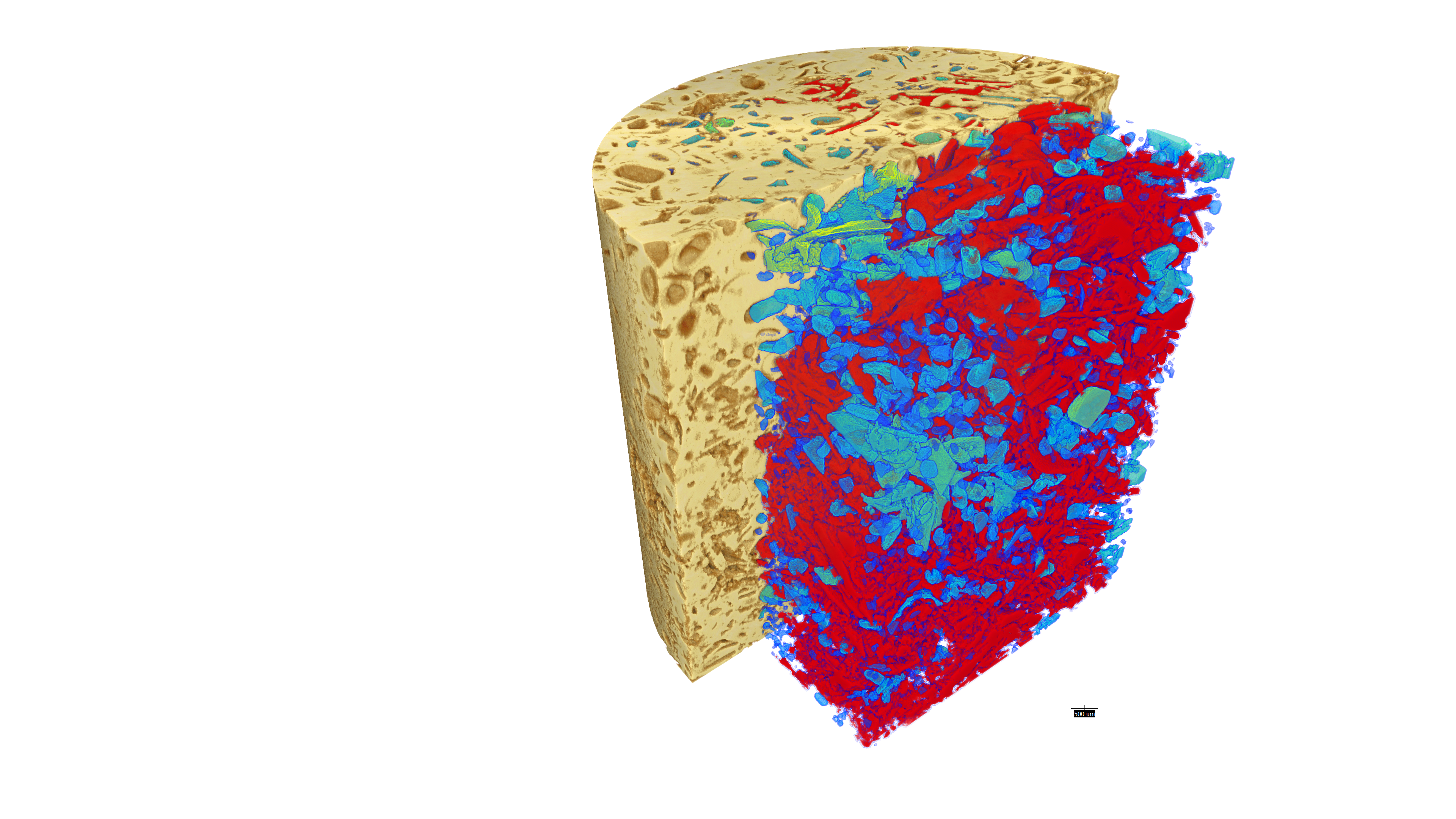 Carbonate – segmented volume of interest scan (VOIS) - Open porosity calculation