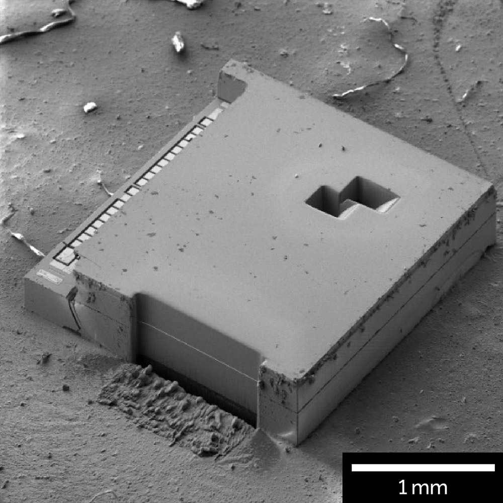 Cross-section_of a sensor MEMS device